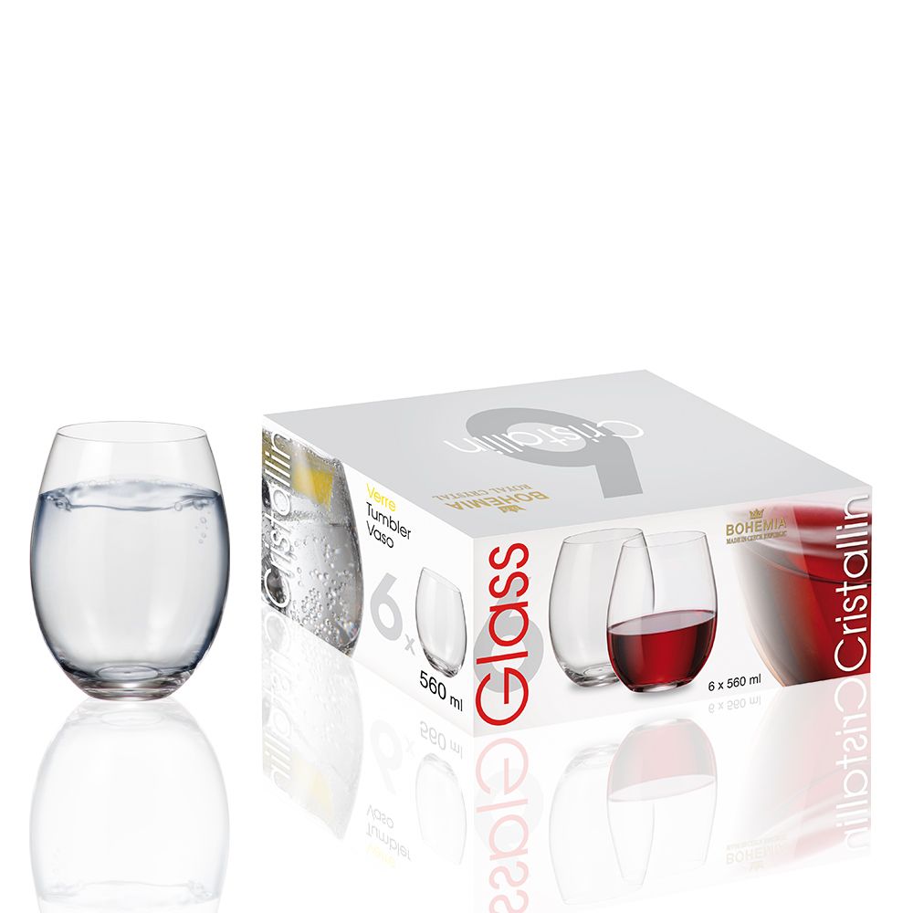 Bộ 6 cốc uống nước Cristallin 560ml